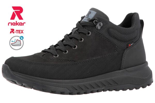 Rieker  Herrenschnürstiefel black/schwarz