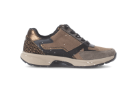 Gabor - Rollingsoft - Damenschnürer - Velour - nut/black/bronce