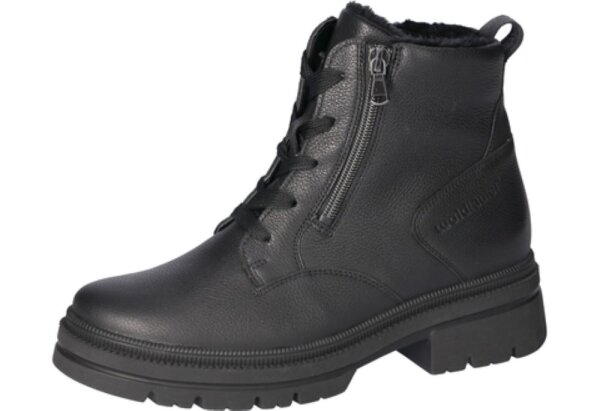 Waldläufer - H-Amara - Damenschnürstiefel - schwarz - Weite H
