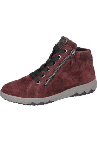Waldläufer H-Teresa Damenschnürstiefel bordo schiefer Weite H