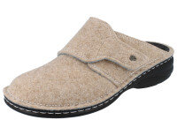 Finn Comfort Goms Damenpantolette Filz BEIGE