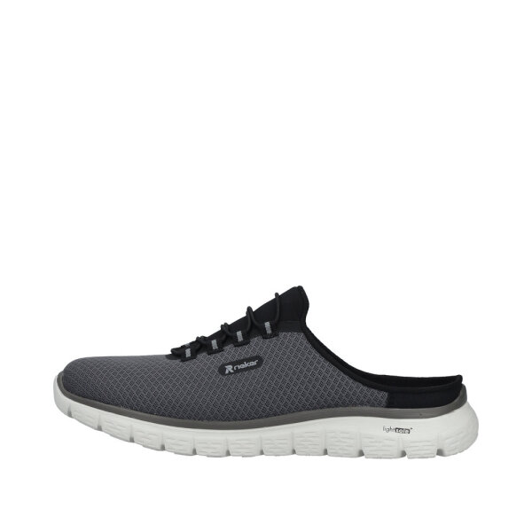 Rieker Herrenslipper blei/schwarz/schwarz/negro
