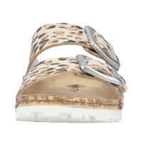 Rieker Damenpantolette cream-cooper/perle