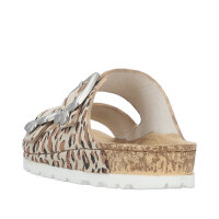 Rieker Damenpantolette cream-cooper/perle