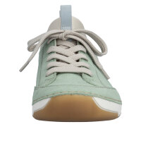 Rieker Damenslipper mint/bleu/perlcreme