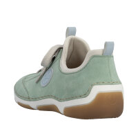 Rieker Damenslipper mint/bleu/perlcreme