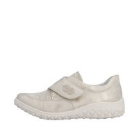 Rieker Damenklettschuh muschel/creme-flower/cliff