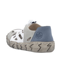 Rieker Damenslipper cement/weiss/jeans