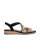 Rieker Damensandale shell/beige/lightgold/schwarz