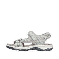 Rieker Damensandale hellgrau-multi/perlcloud