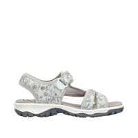 Rieker Damensandale hellgrau-multi/perlcloud
