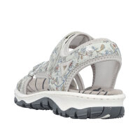Rieker Damensandale hellgrau-multi/perlcloud
