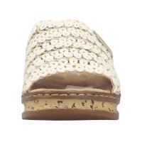 Rieker Damenpantolette creme-gold/ginger