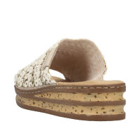Rieker Damenpantolette creme-gold/ginger