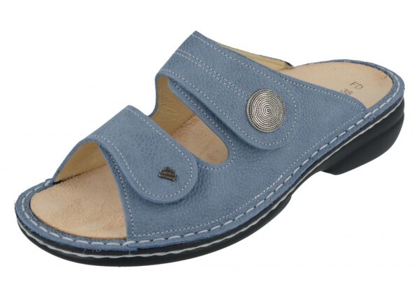 Finn Comfort - Sansibar - Damenpantolette - Streetnubuk - SKY