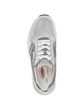 Gabor - Samt/Mesh/Perl. - Damenschnürer - lightgrey/steel
