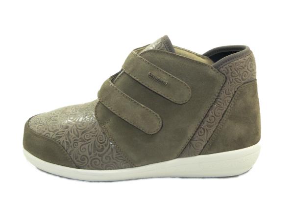 Varomed Lyon Klett-Stiefelette goldpuder