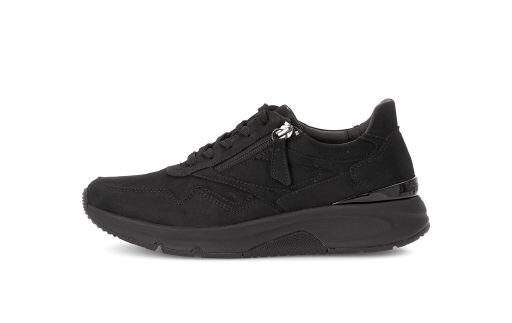 Gabor - Soft Nubuk - Damenschnürer - black