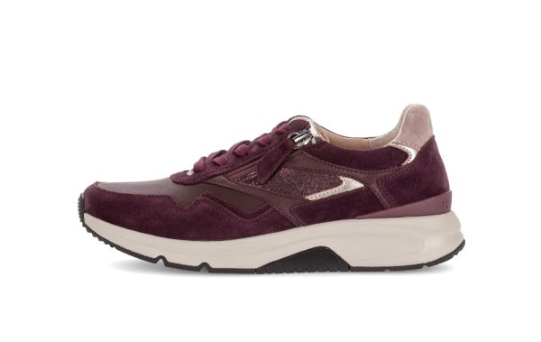 Gabor - Venice/Velour/Perl - Damenschnürer - merlot kombi