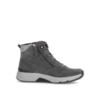 Gabor - Velour/Perl/Filz - Damenschnürstiefel - graphit (Flausch)